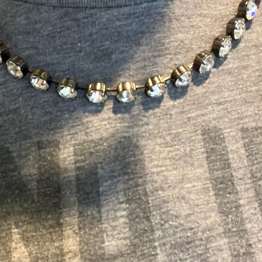 Touchstone Crystal Silver Necklace Timeless Elegance